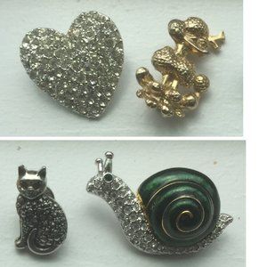 Vintage Whimsical Brooches, 4